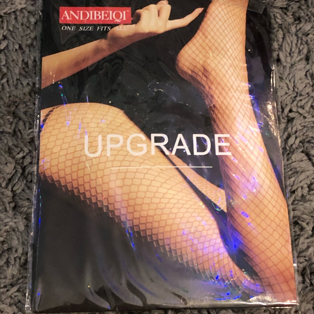 Brand new white fishnets